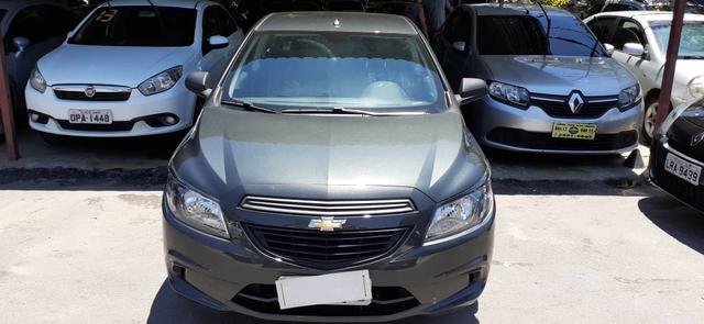 Prisma Joy 1.0 Cinza 2019 / completo - com ou sem entrada - flex+gnv - Foto 2