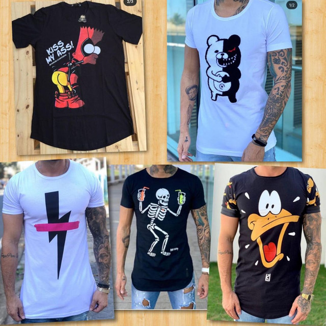 Camisetas Long Line ATACADO e VAREJO