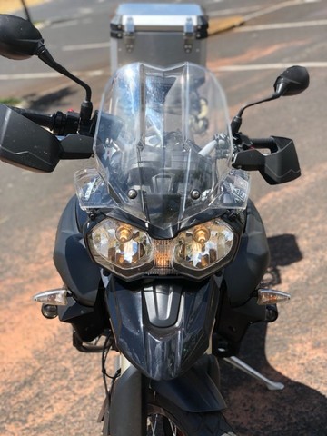 MOTO TRIUMPH/TIGER 800XC | C/ BAGAGEIRO DE INOX