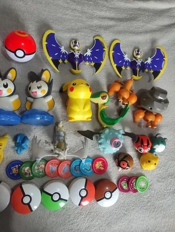 Brinquedo Antigo Bonecos Pokémon Miniaturas Lote