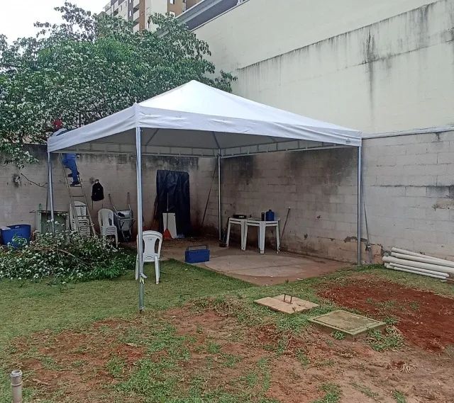 Tenda Piramidal 4x4 Galvanizada!