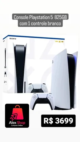 PlayStation 5 Mídia Física c/ 2 controles ( 1 branco + 1 vermelho)