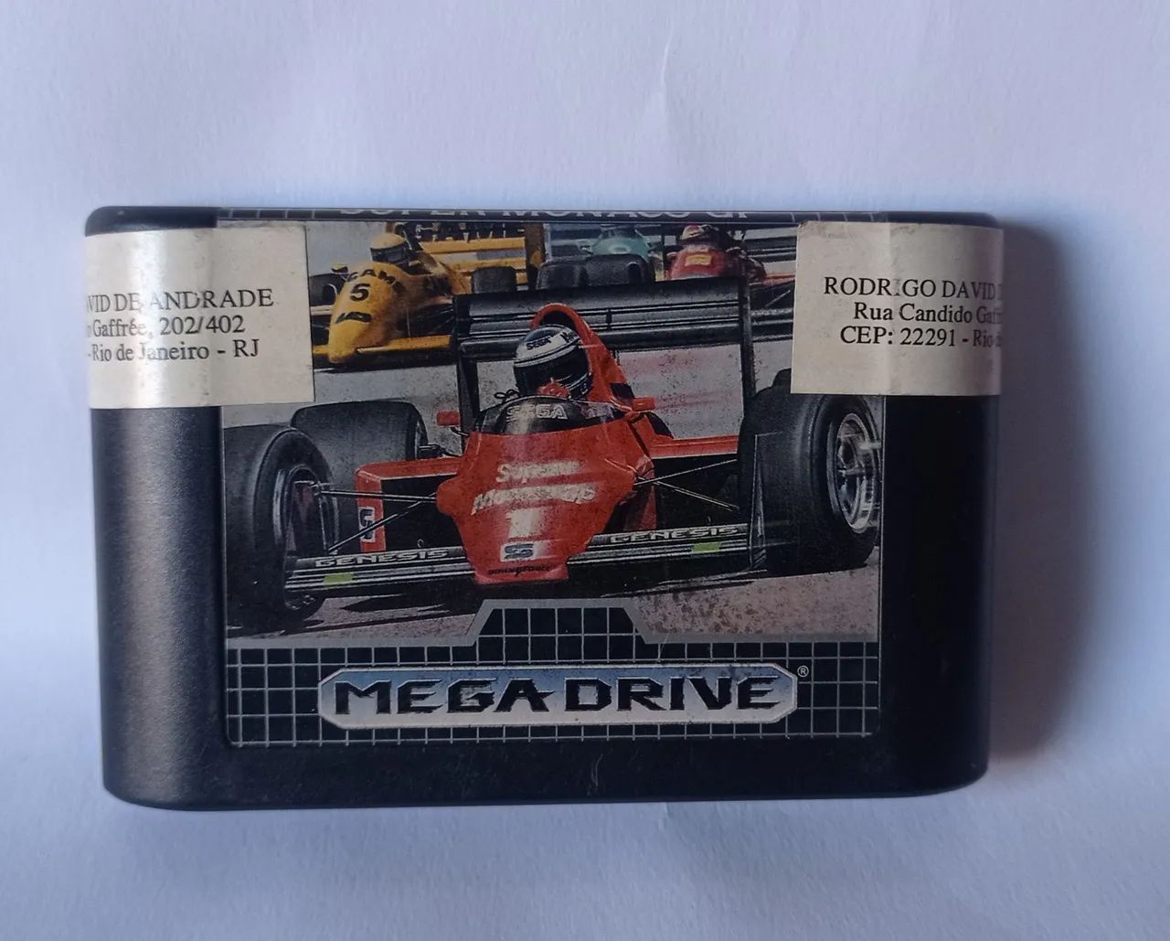 Jogo Super Monaco GP original mega Drive 