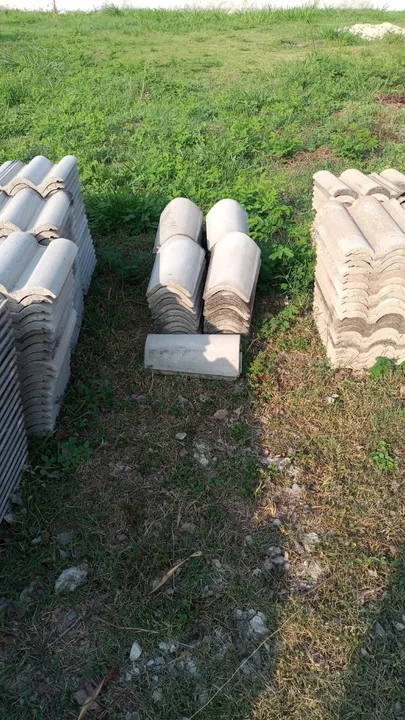 Telha Concreto Cumeeira Cinza