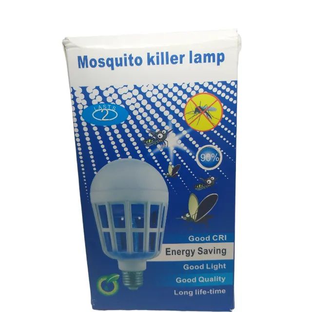 Lampada led mata mosquito inseto pernilongo moscas E27 110x220v - Foto 4