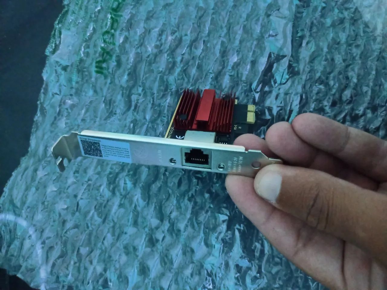 Placa de Rede Gigabit PCI-E 100M/1G/2.5G - Nova - Foto 2