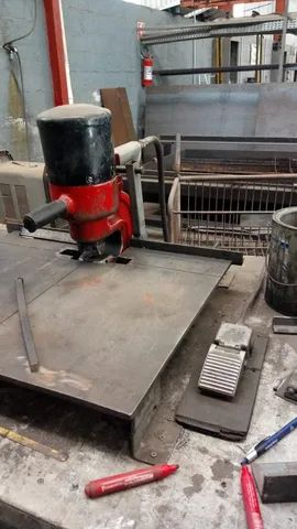 Puncionadeira portátil + pulsões + mesa fixa + unidade hidráulica - Foto 3