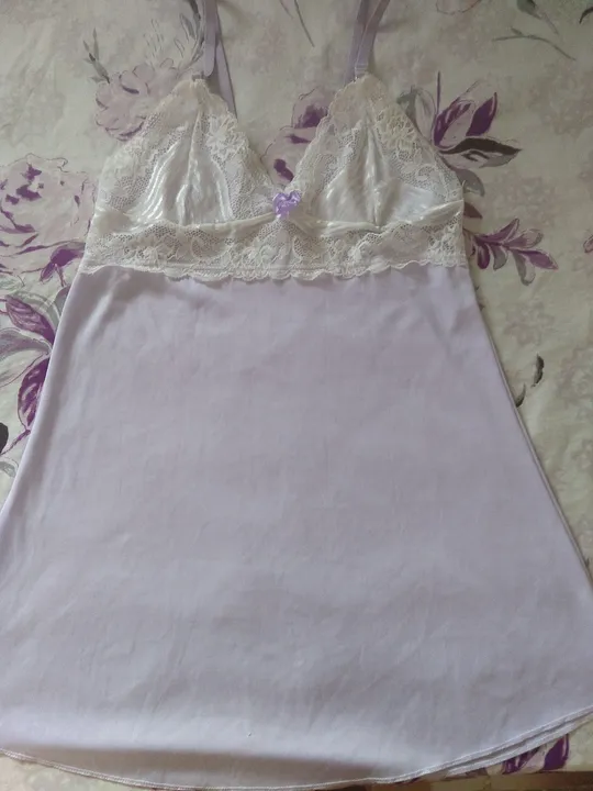 Camisola renda lilás - tamanho M