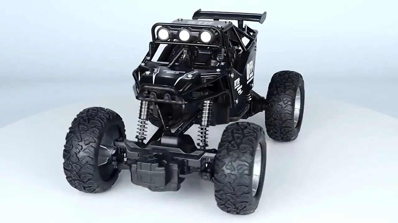Carro de controle remoto com luzes LED, buggy