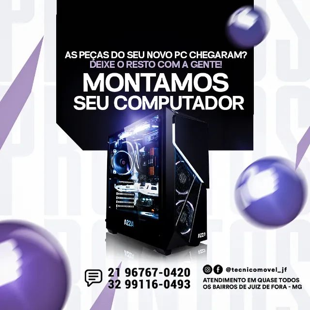 Montagem e Manutenção de Computador a Domicílio e Corporativo