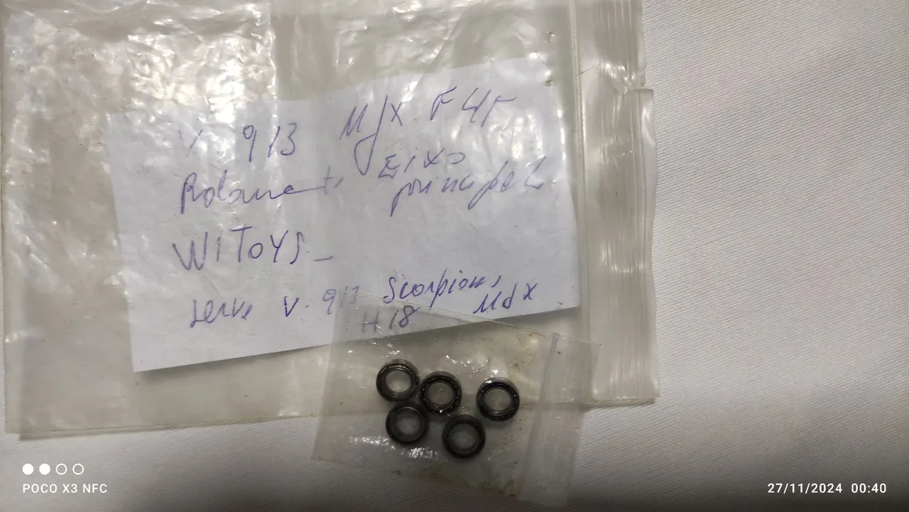 Rolamentos para helicopetero v 913