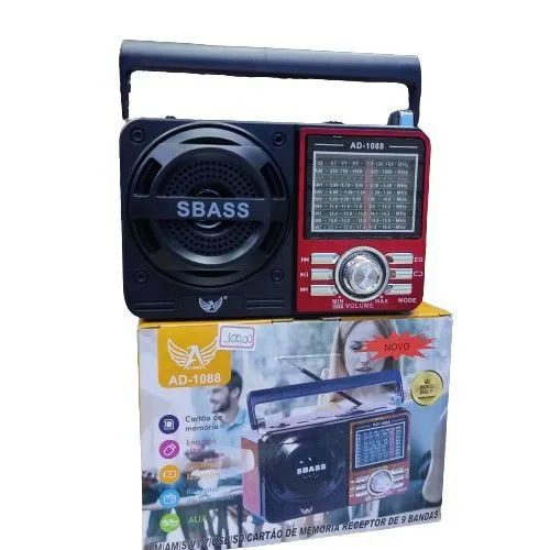 Rádio Vintage Faixa AM FM Bluetooth USB FM Aux  - Foto 3