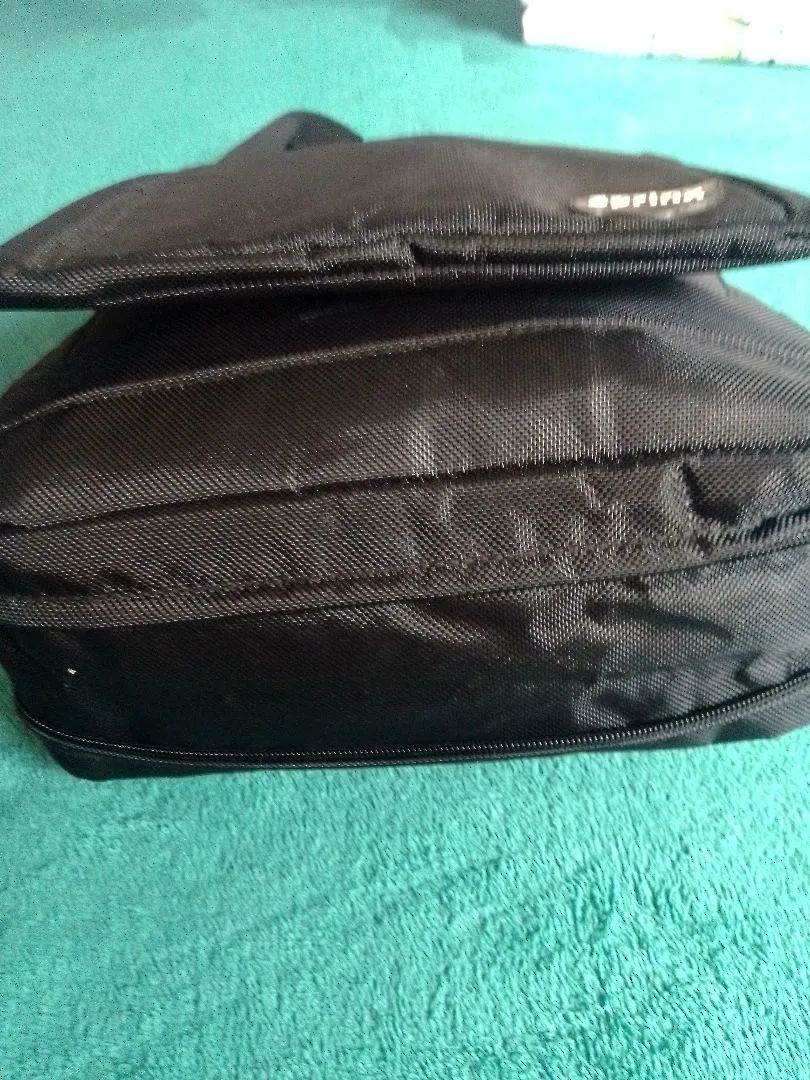 Bolsa de Ombro Masculina Preta - Foto 5