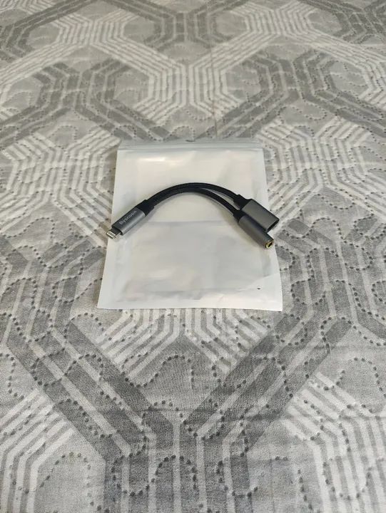 Adaptador P2 3.5mm para Lightning para iPhone BYSCOON - Foto 4