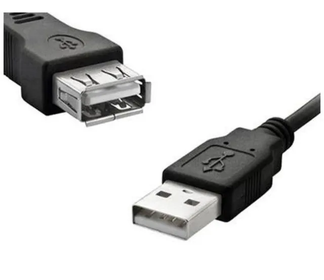 Cabo Extensor USB Macho x USB Fêmea 1.5 Metros