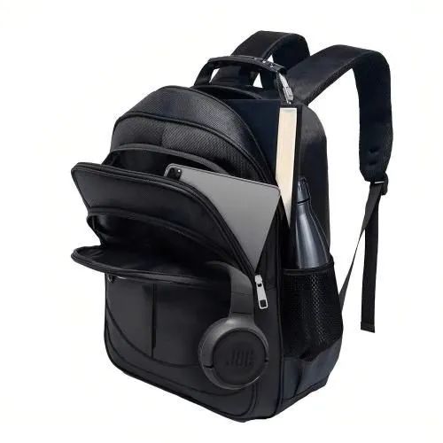 Mochila Grande Alça Cabo de Aço USB Impermeável - Conforto Durabilidade - Foto 2