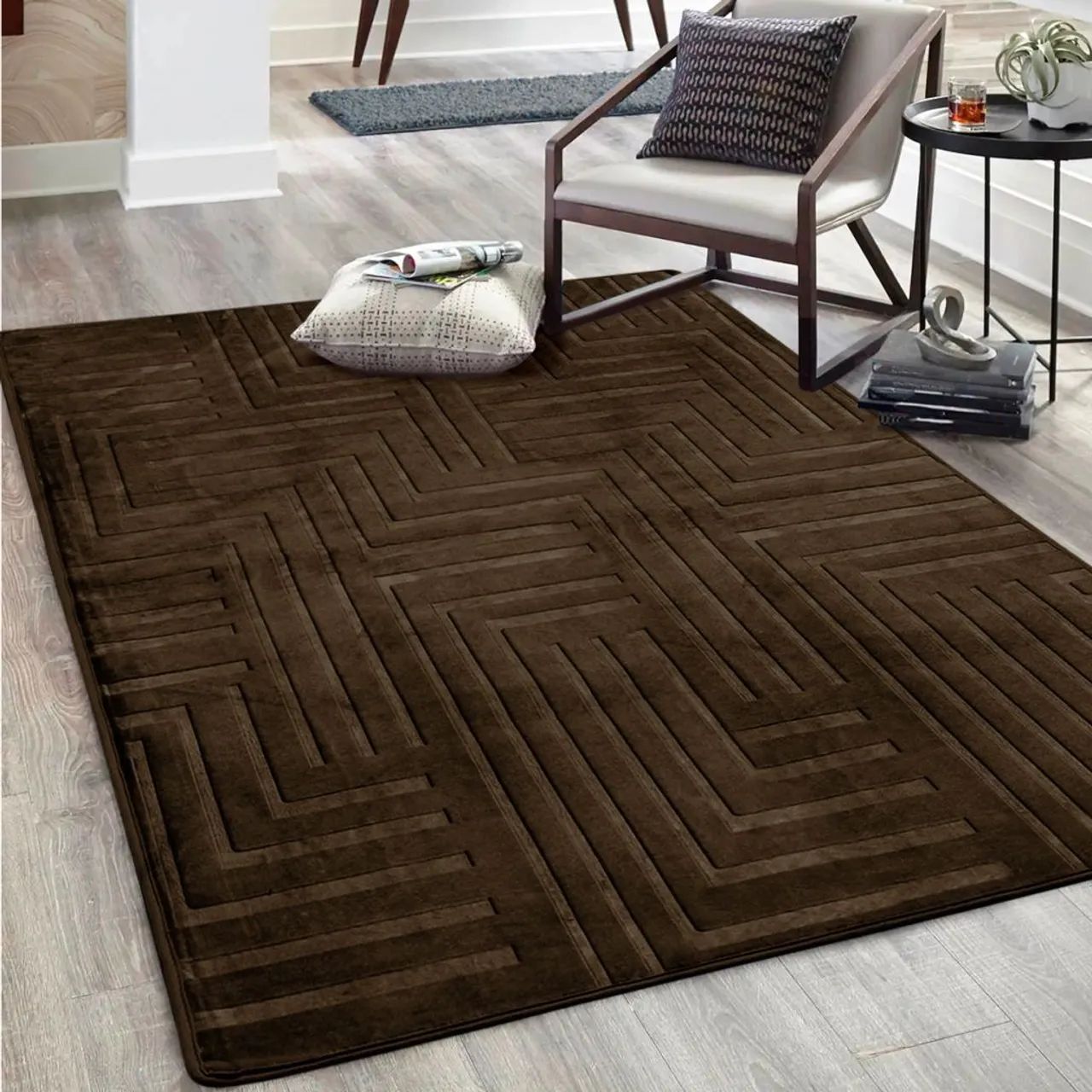 Tapete geométrico degradê - Foto 4