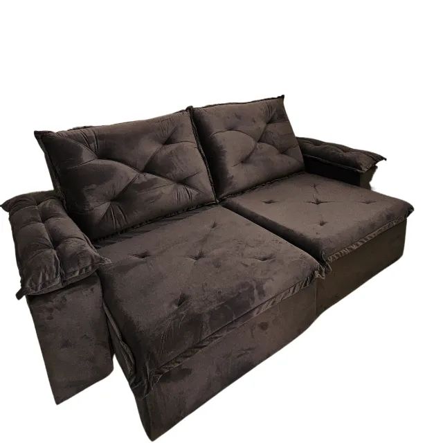 Black Friday Sofá Retratil e Reclincavel  Preço de Fábrica Com 2,30m - Foto 3