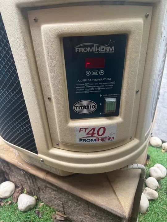 Aquecedor Piscina Fromtherm Ft40 - 220v - Foto 4