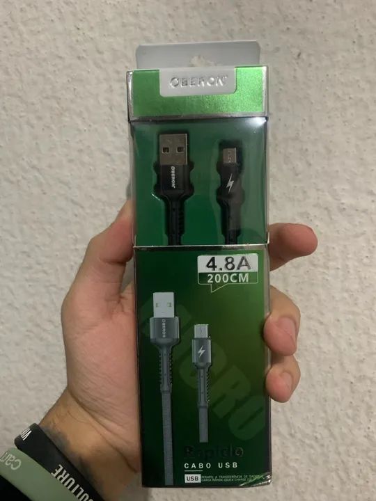 Cabo USB Micro 2 metros super rápido 65082084075649120
