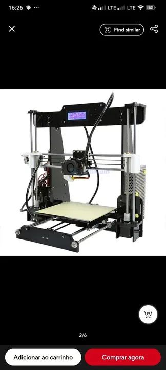 Anet 3d v1-5 impressora 3D ( no estado )