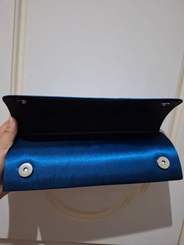 Bolsa de festa azul  - Foto 3
