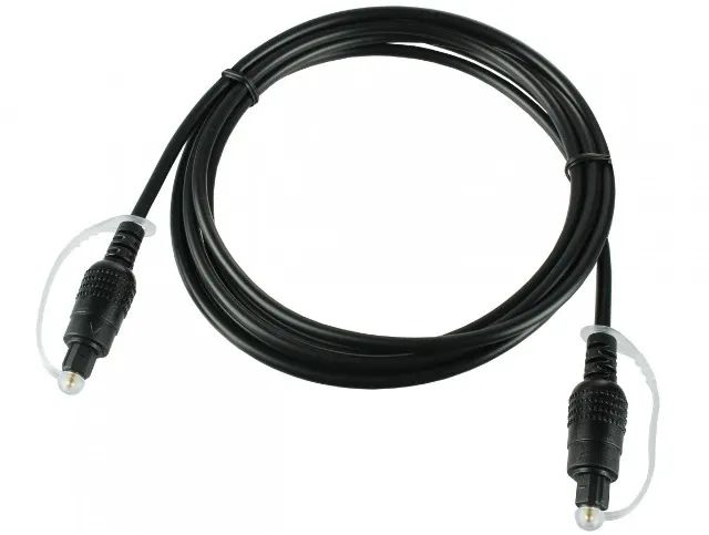 Cabo De Áudio Óptico Digital 2 Metros Toslink 2m Plug - Foto 3