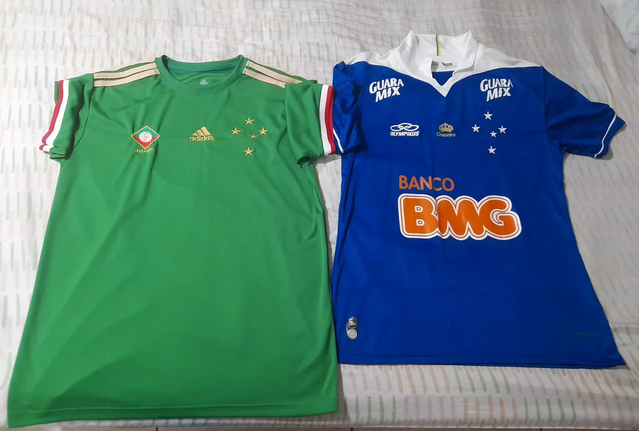 Camisas de Futebol Adidas e Olympikus - Cruzeiro e Outros