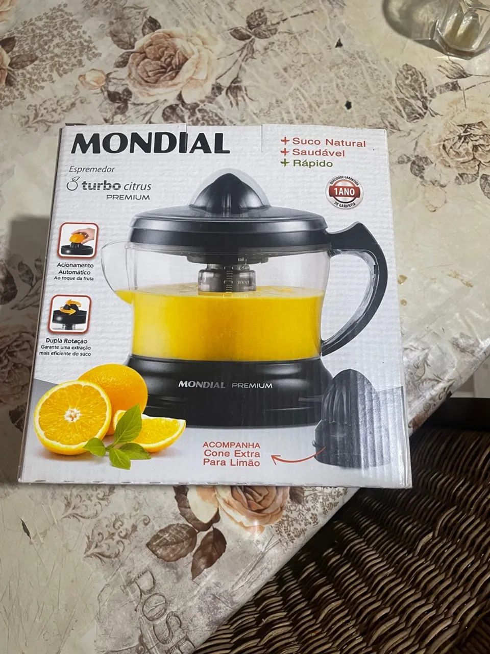 Espremedor de frutas Mondial Turbo Citrus Premium