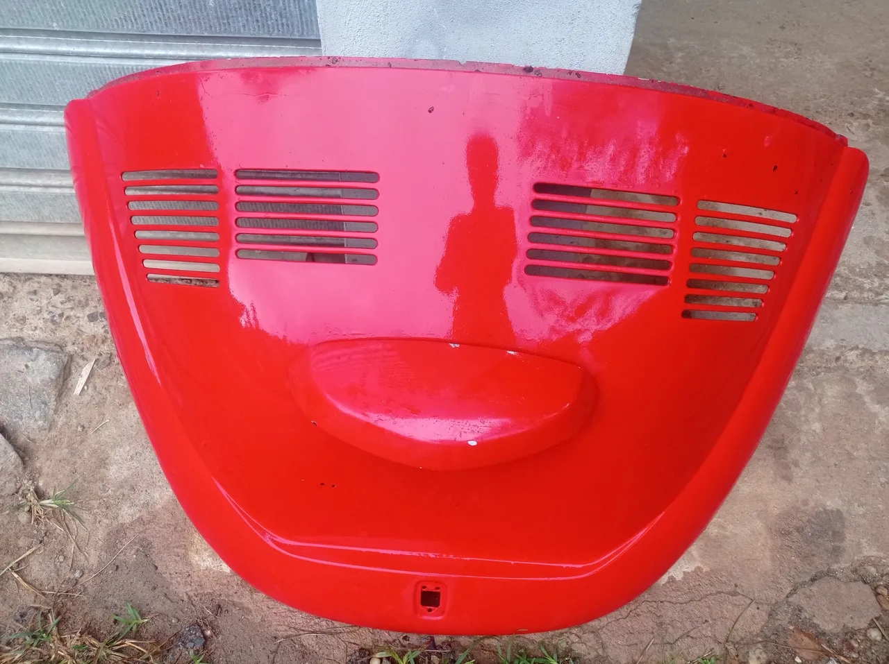 Baixei o preço!!! Tampa Traseira Fusca Vermelha 1974