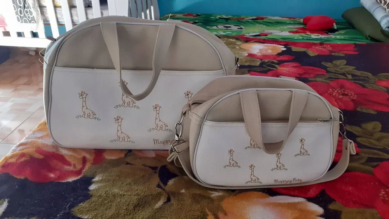 Bolsa Maternidade Girafinhas - Mapping Baby - Foto 2