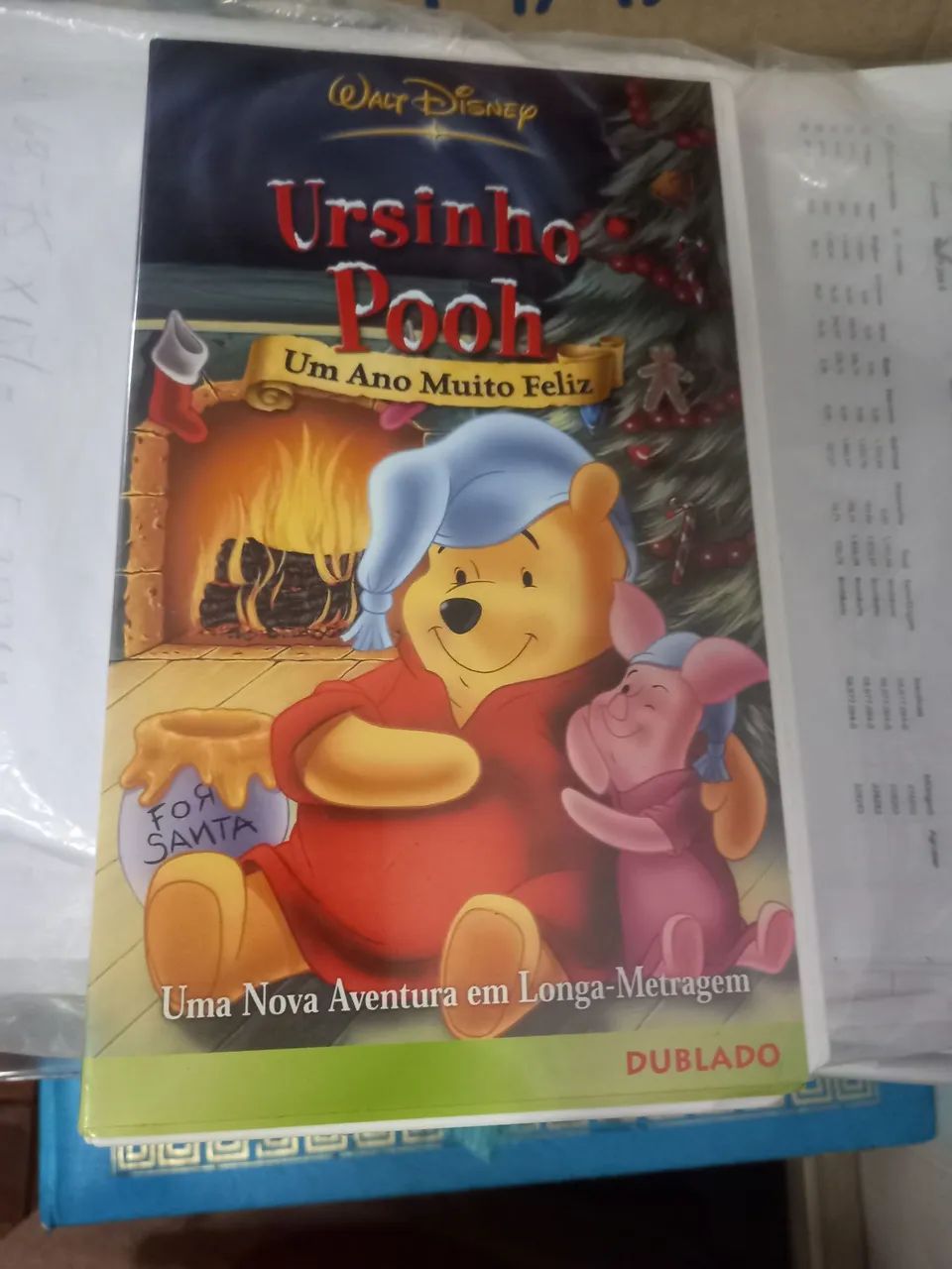 FITA VHS Ursinho Pooh - Um Ano Muito Feliz - Dublado