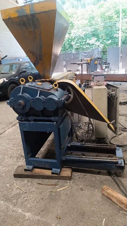 extrusora rosca 90 mm com dois cabeçotes pra granulação 