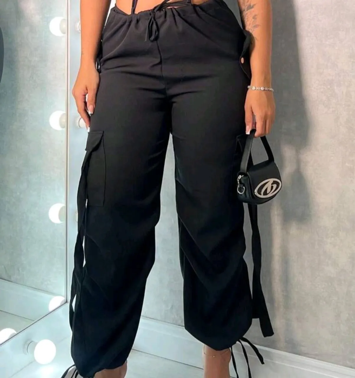 Calça Cargo Preta