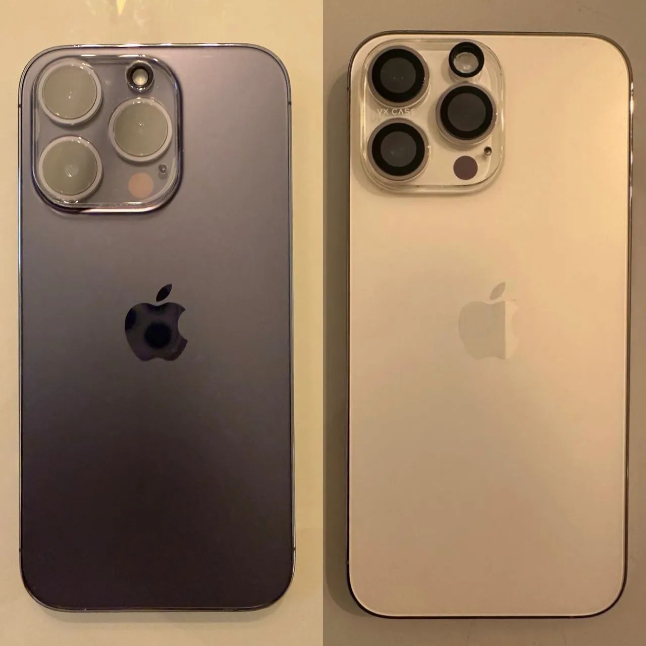 Vendo iPhone 14 Pro Roxo e IPhone 14 Pro Max Gold - Celulares e