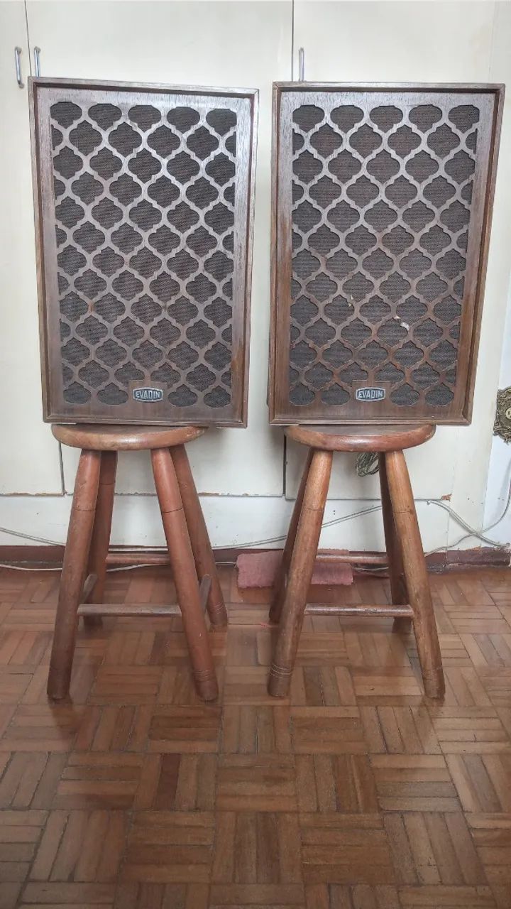 Caixas acústicas som Evadin perfeitas Vitrola