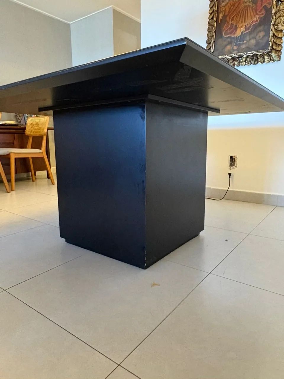 Mesa Quadrada Preta - Foto 2