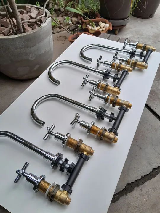 Torneira misturador para lavatório - perflex Titânio  - Foto 3