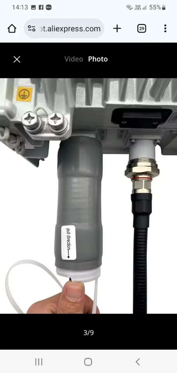 TUBO RETRÁTIL À FRIO (COLD SHRINK) - Foto 3