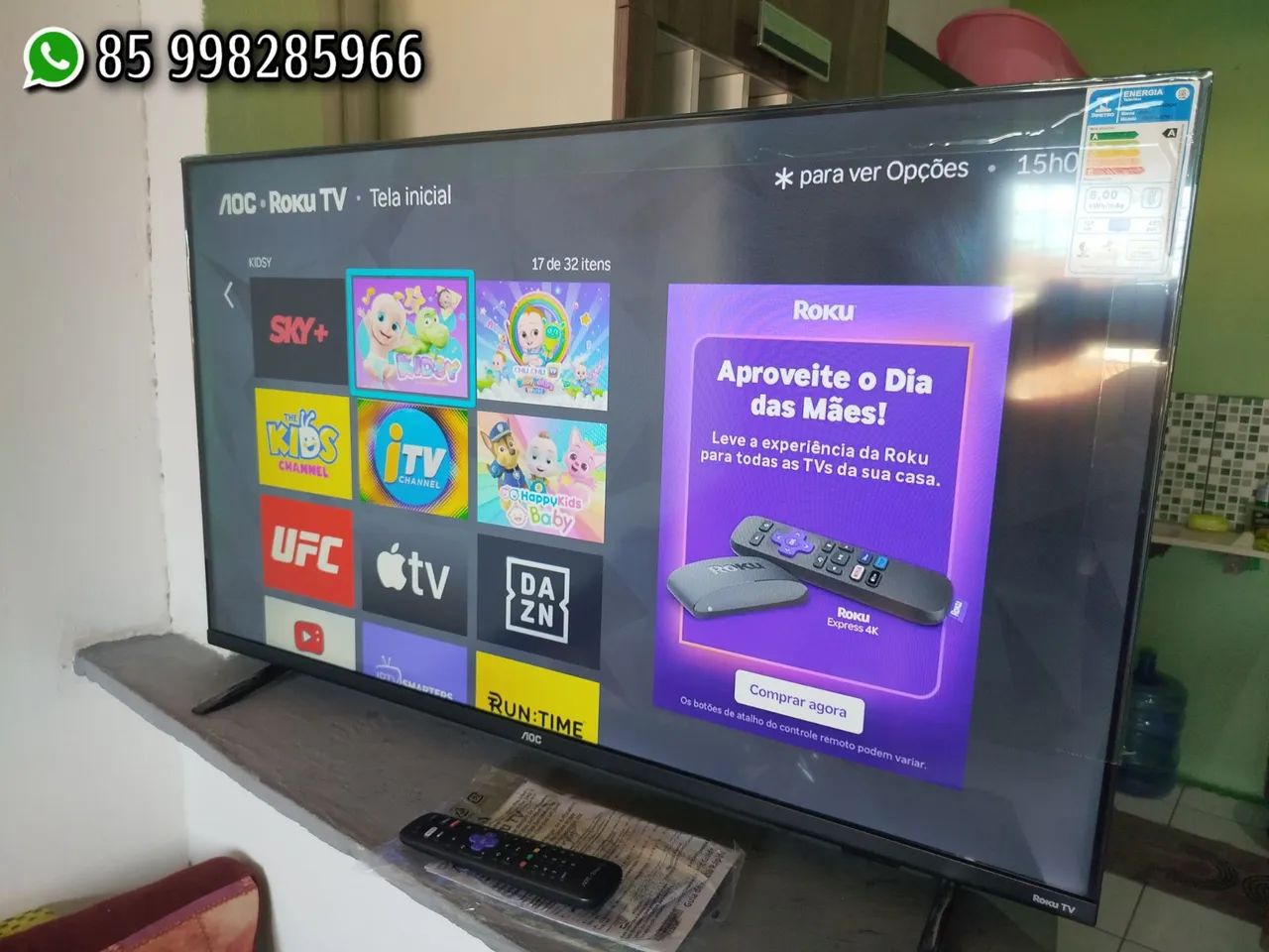 Smart tv 43 polegadas nova nos plásticos  - Foto 3