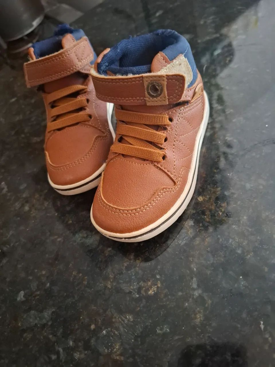 Tênis Infantil Marrom Klin botinha Flyer mini - Foto 4