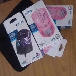 Mouse c/fio Exbom com iluminação RGB