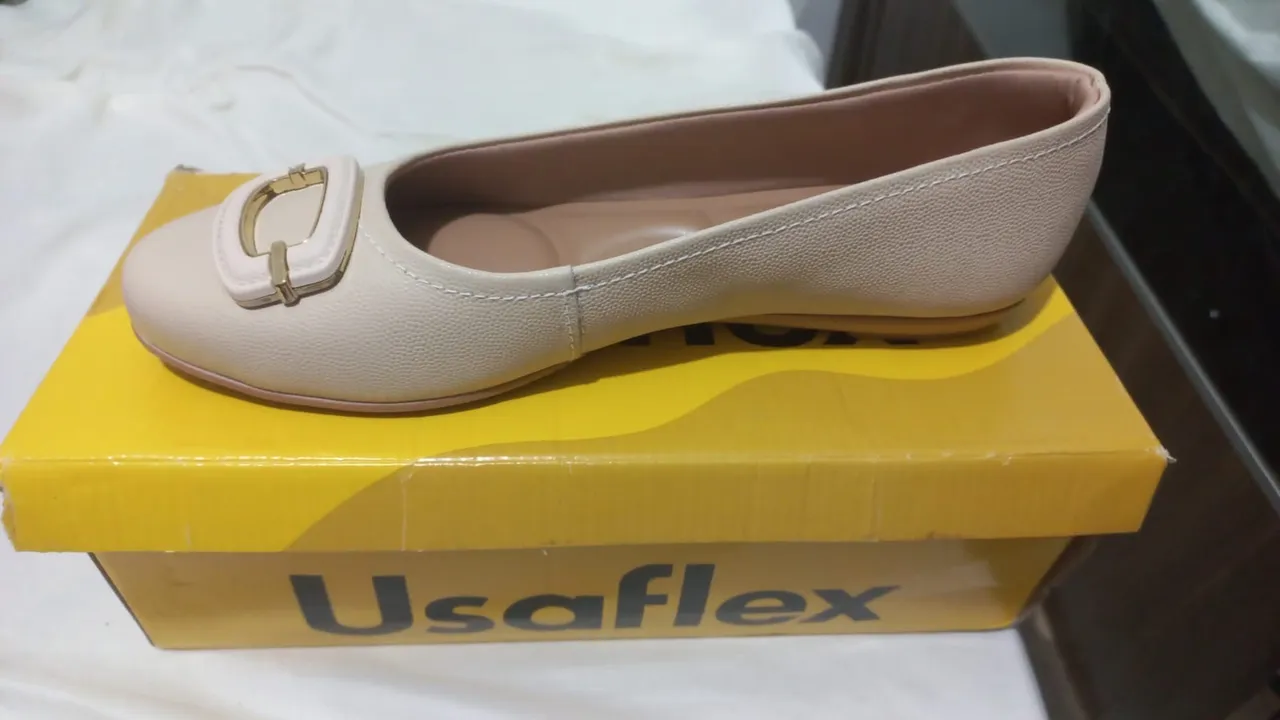 Sapato Usaflex bege
