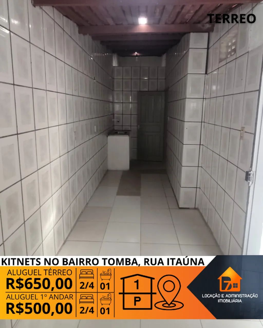 Kitnets no bairro Tomba, rua Itaúna. - Foto 4