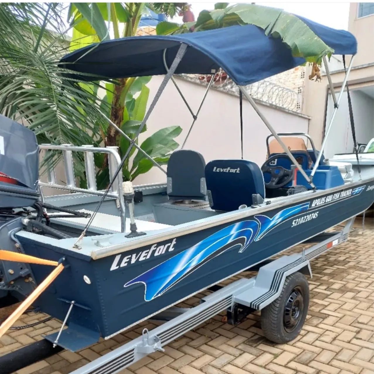 Apolus 600 motor 90hp 2 tempos  - Foto 3