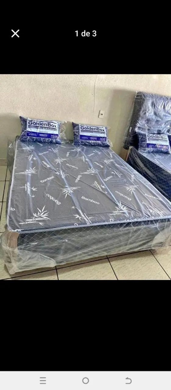 Cama casal grátis dois travesseiros