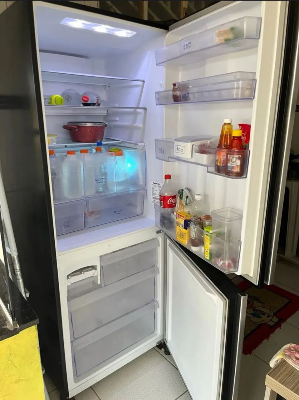 Geladeira invert duplex frost free Panasonic de vidro - Foto 4