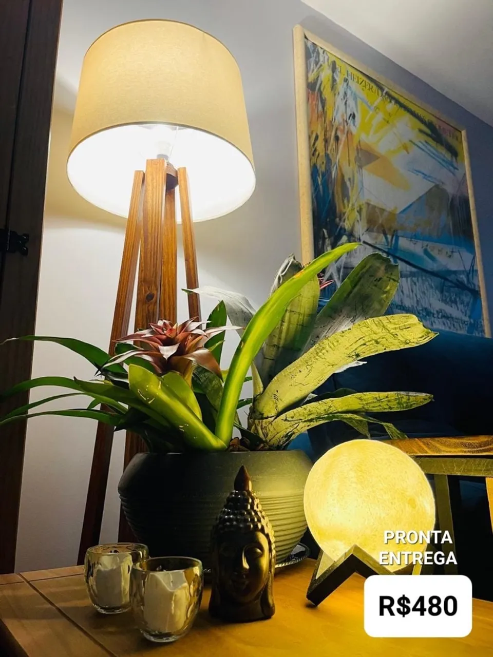 Luminária modelo X