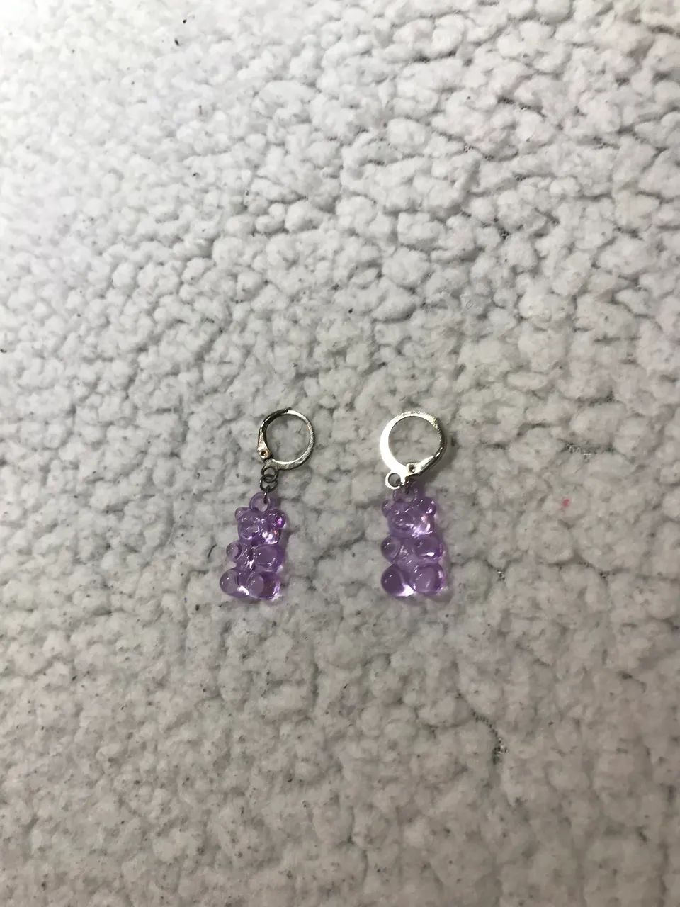 Brinco balinha de ursinho roxo - Foto 2
