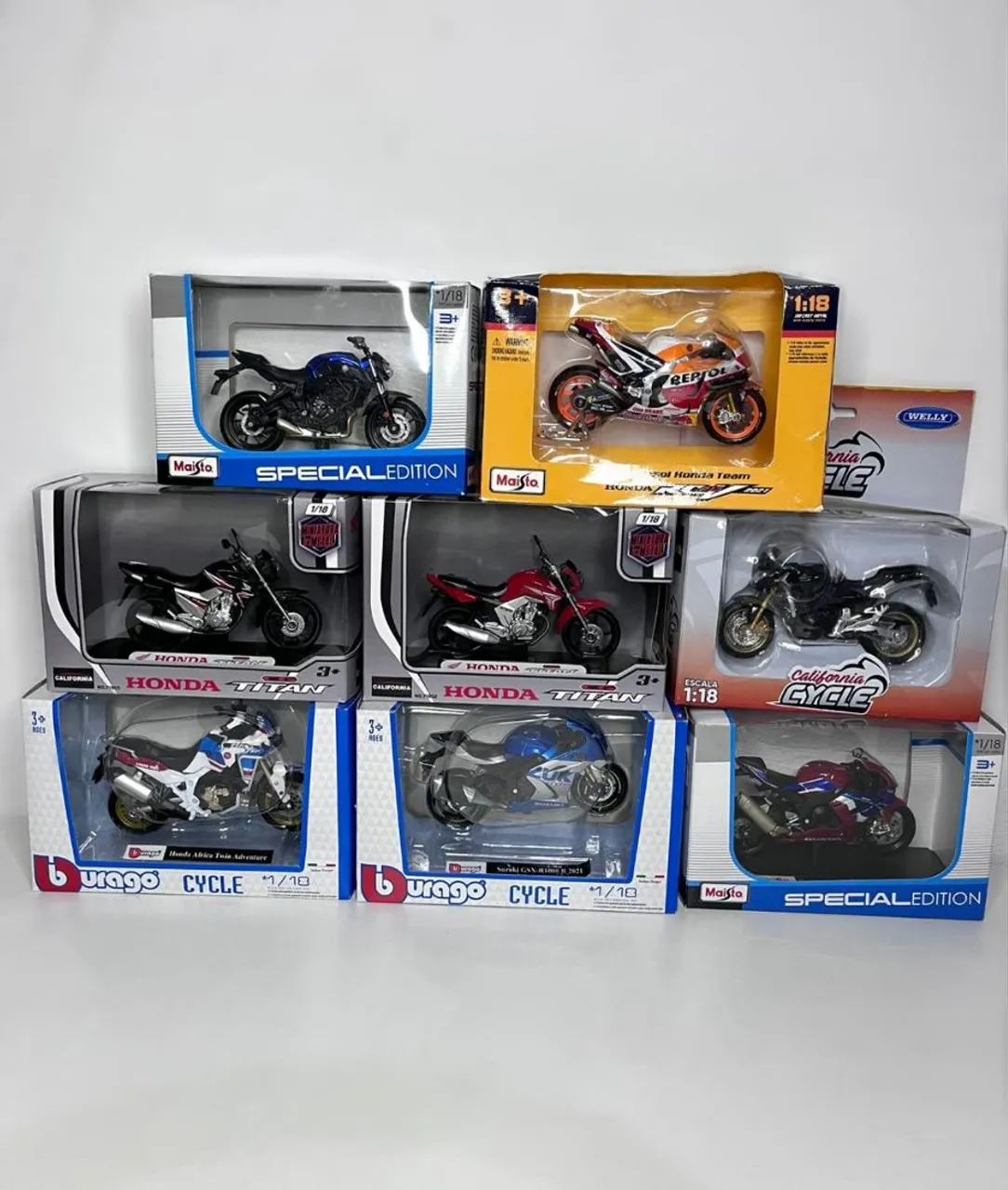 Miniaturas de moto 125,00 cada (comprimento 11cm) - Foto 2